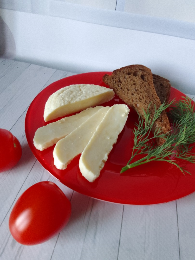 Сыр из молока с уксусом